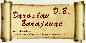 Daroslav Barajevac vizit kartica